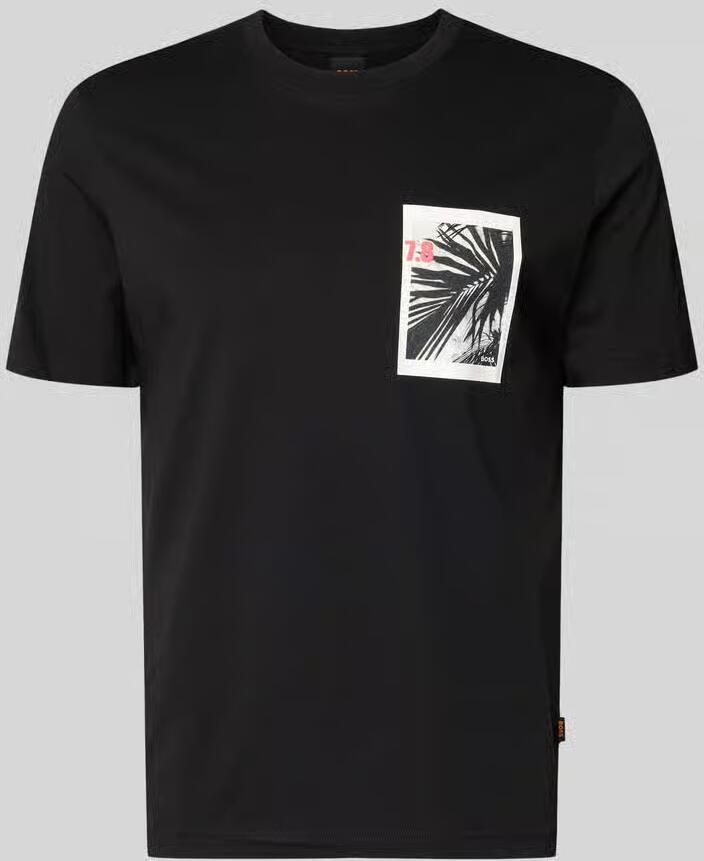 Boss Orange regular fit T-shirt van puur katoen model 'TE_BOARD' - Foto 2