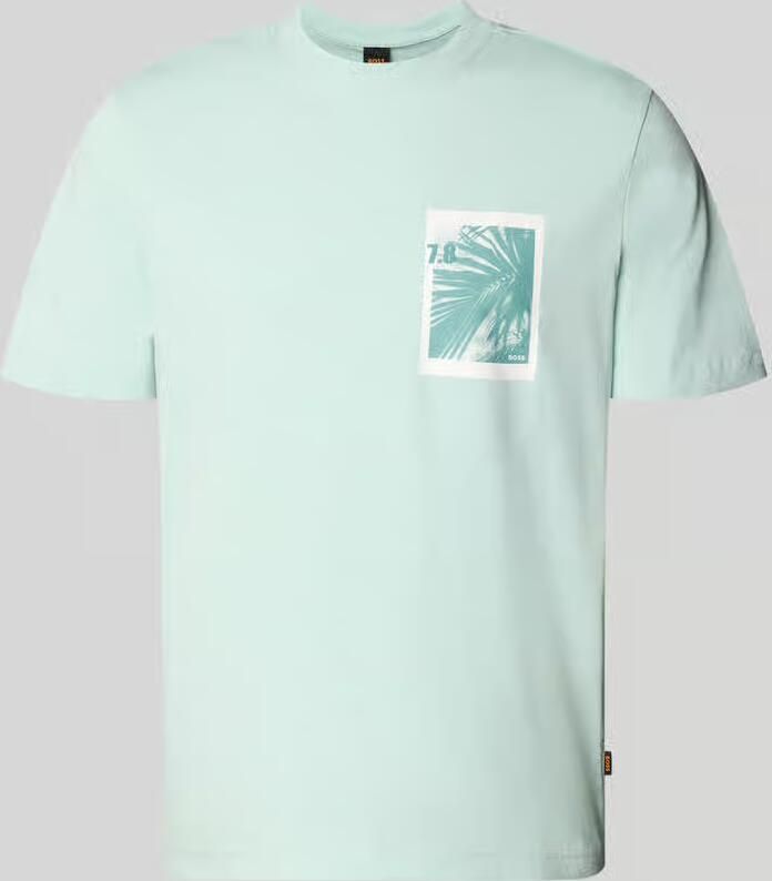 Boss Orange regular fit T-shirt van puur katoen model 'TE_BOARD' - Foto 2