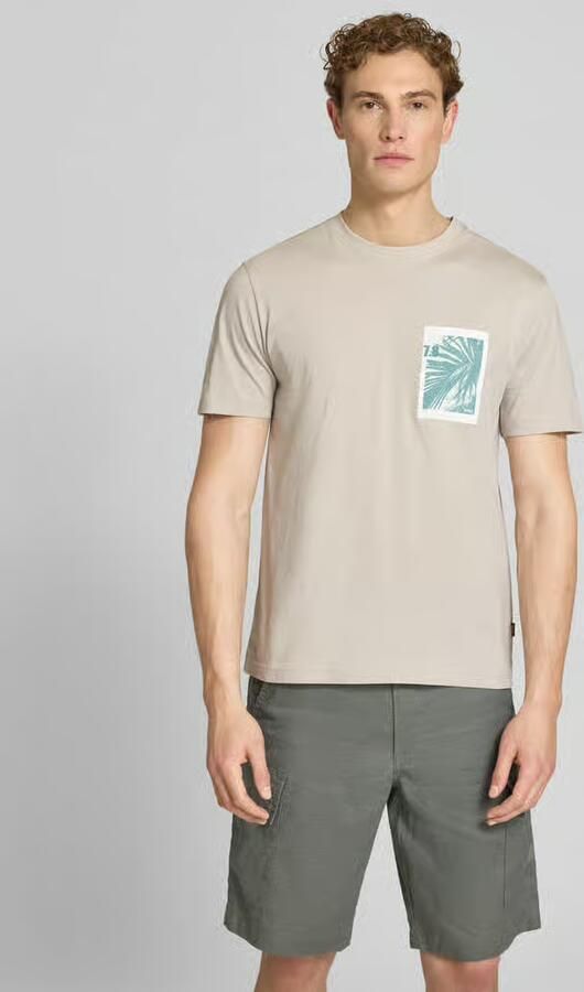 Boss Orange regular fit T-shirt van puur katoen model 'TE_BOARD' - Foto 4