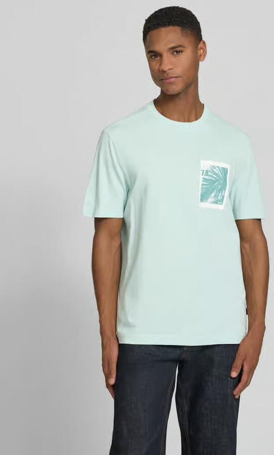 Boss Orange regular fit T-shirt van puur katoen model 'TE_BOARD' - Foto 6