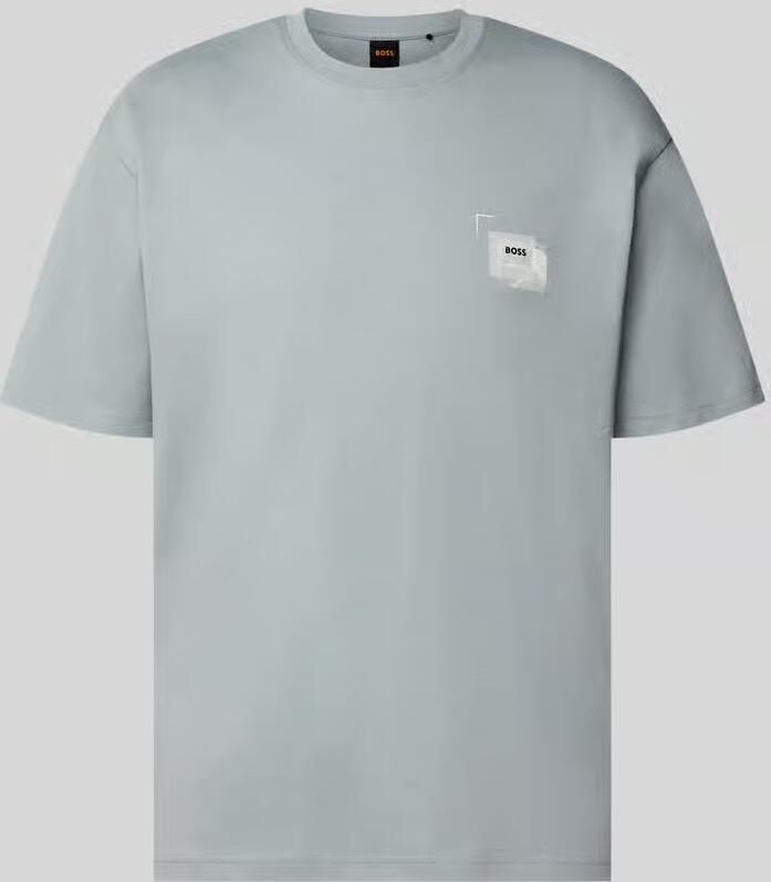 Boss Orange Regular fit t-shirt van puur katoen model 'Te_Frame'