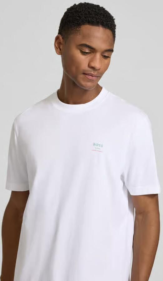 Boss Orange regular fit T-shirt van puur katoen model 'TE_GROOVE' - Foto 5