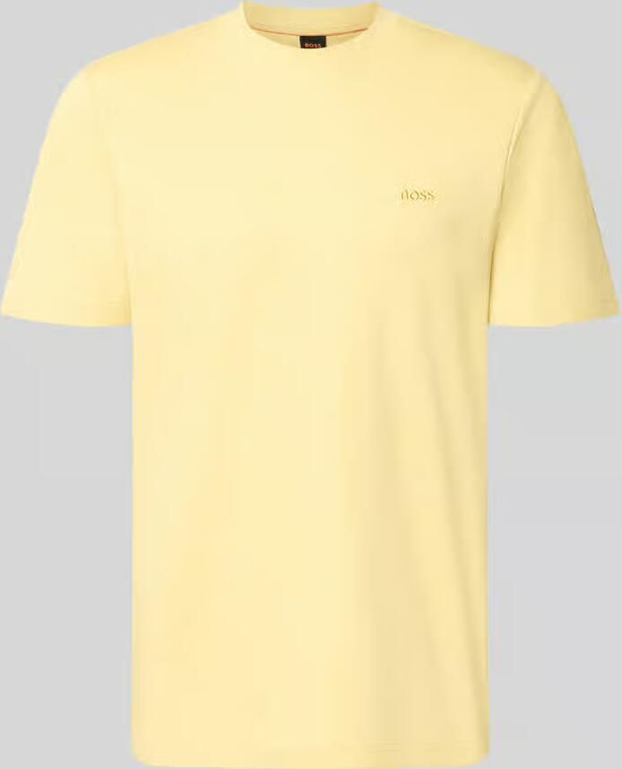 Boss Orange Regular fit t-shirt van puur katoen model 'Te_interlock'