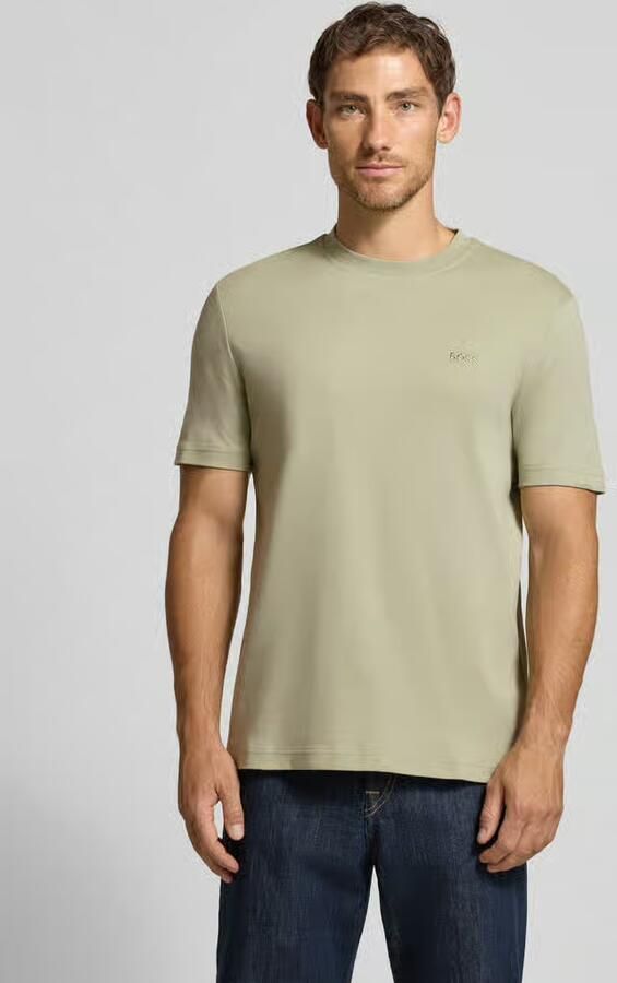 Boss Orange Regular fit t-shirt van puur katoen model 'Te_interlock' - Foto 2