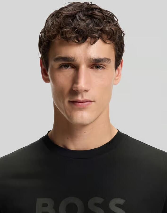 Boss Orange regular fit T-shirt van puur katoen model 'TE_LOGO'