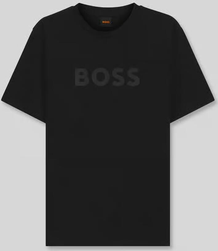 Boss Orange regular fit T-shirt van puur katoen model 'TE_LOGO' - Foto 2