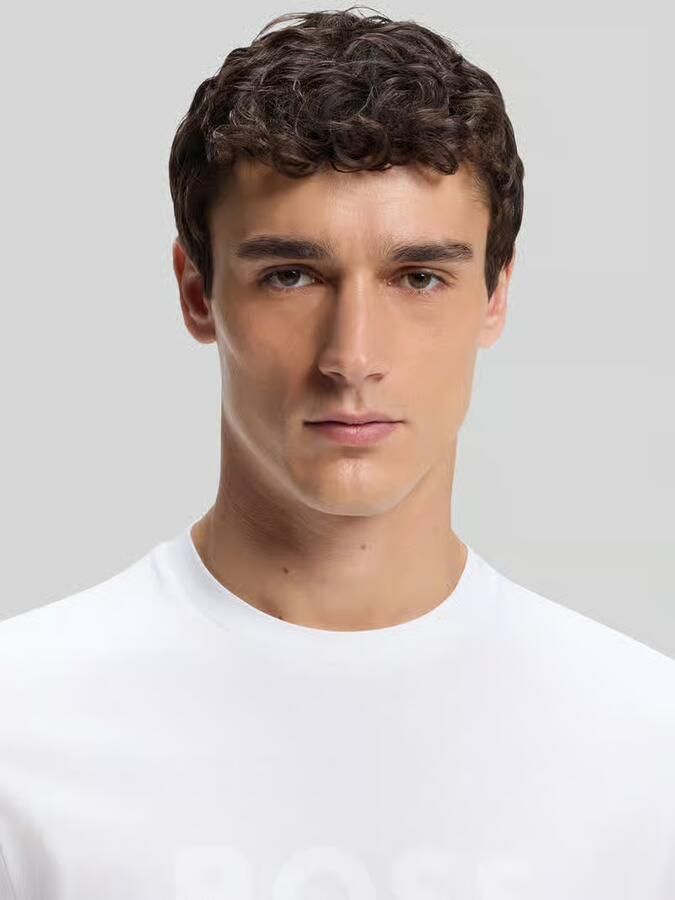 Boss Orange regular fit T-shirt van puur katoen model 'TE_LOGO'