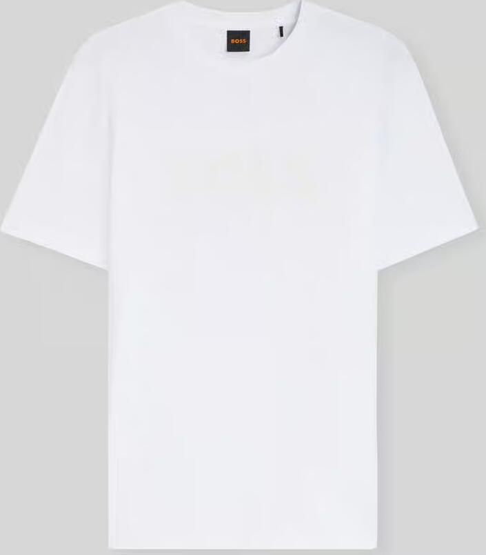 Boss Orange regular fit T-shirt van puur katoen model 'TE_LOGO' - Foto 2