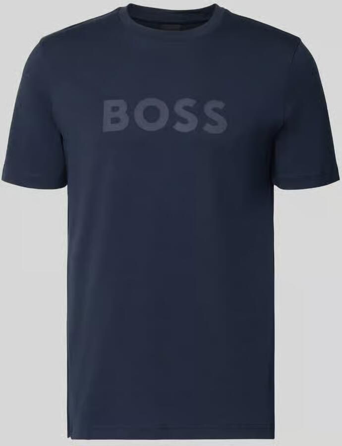 Boss Orange Regular fit t-shirt van puur katoen model 'Te_Logo'