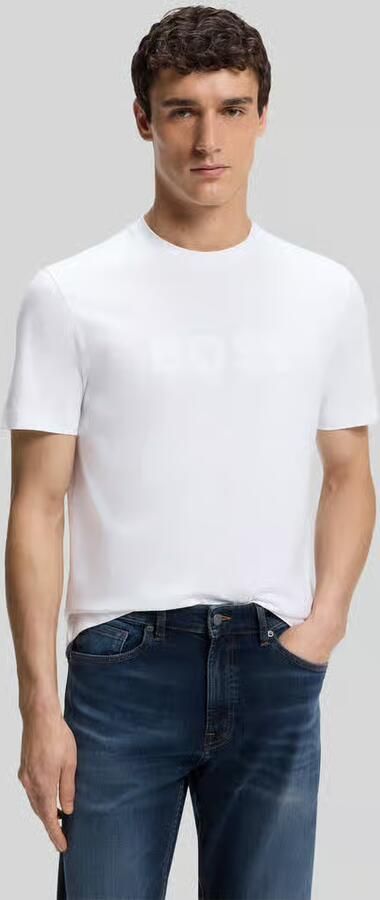 Boss Orange regular fit T-shirt van puur katoen model 'TE_LOGO' - Foto 3