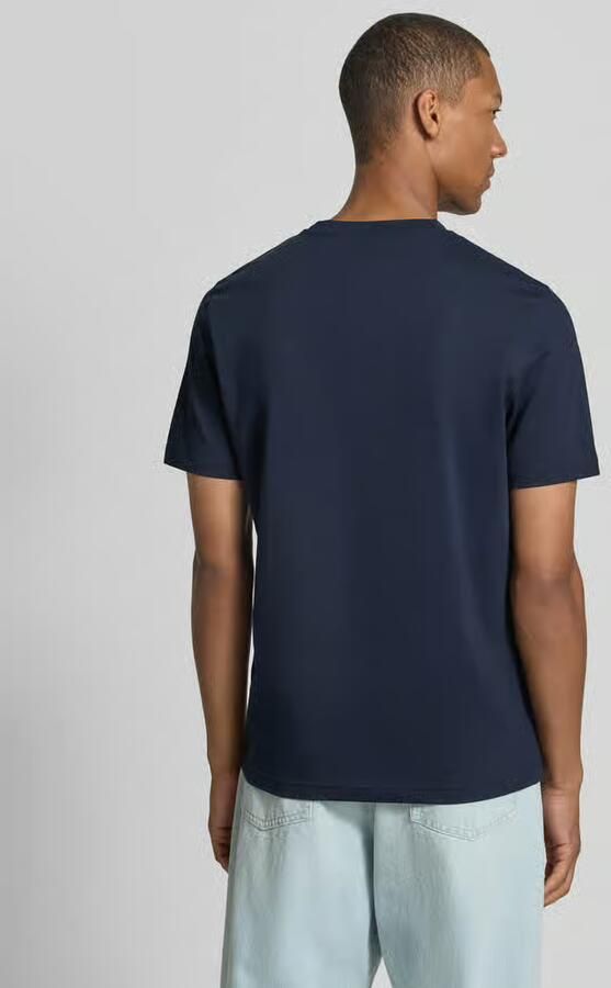 Boss Orange Regular fit t-shirt van puur katoen model 'Te_Logo' - Foto 3
