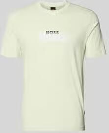 Boss Orange regular fit T-shirt van puur katoen model 'Te_LOGOTAPE'
