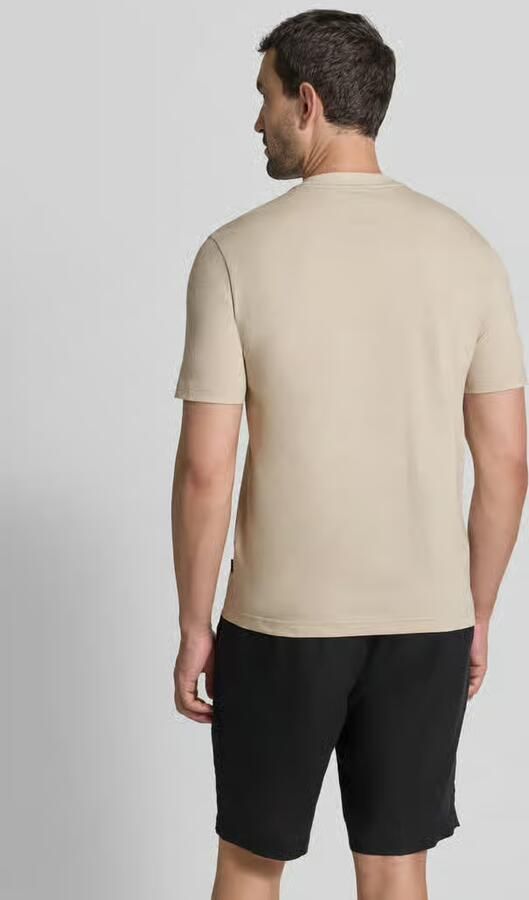 Boss Orange regular fit T-shirt van puur katoen model 'Te_LOGOTAPE' - Foto 4
