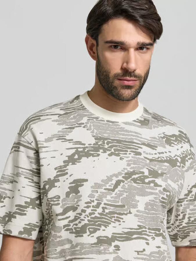 Boss Orange Regular fit T-shirt van puur katoen model 'TE_WILDNATURE' - Foto 2