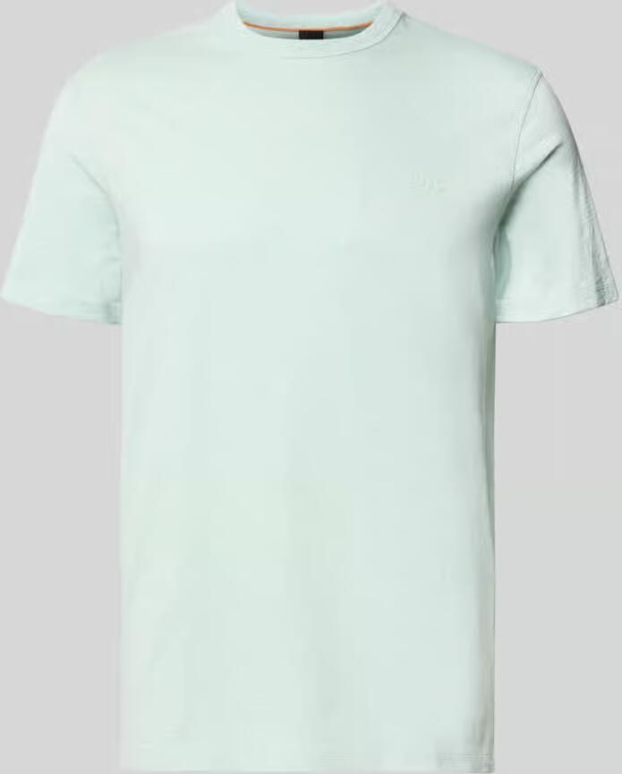 Boss Heren T-Shirt Lente Zomer Collectie 100% Katoen Blue Heren - Foto 8