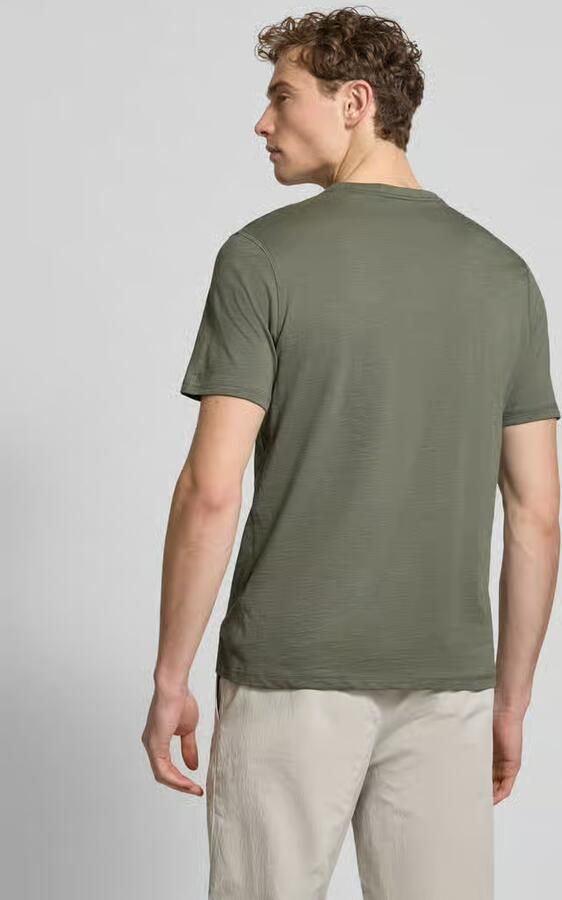 Boss Orange Regular fit T-shirt van gestructureerd katoen Model 'TEGOOD' - Foto 5