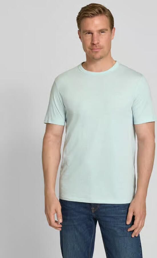 Boss Heren T-Shirt Lente Zomer Collectie 100% Katoen Blue Heren - Foto 10