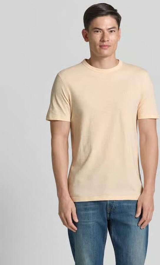 Boss Orange regular fit T-shirt van puur katoen model 'TEGOOD' - Foto 4