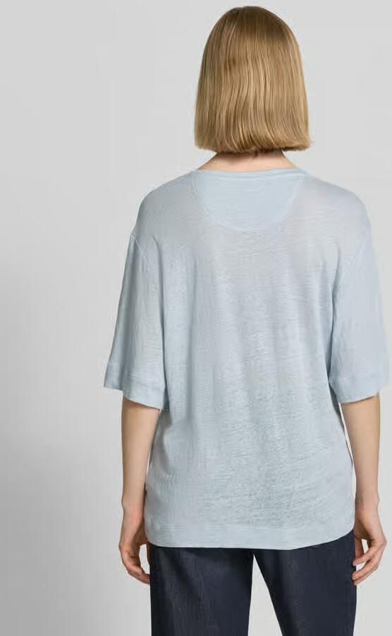 Boss Orange Regular fit T-shirt van puur linnen - Foto 2