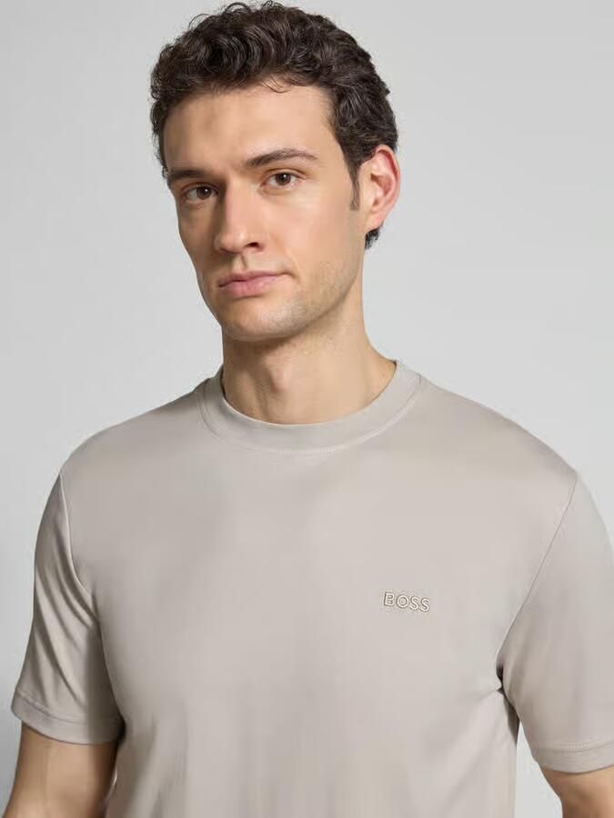 Boss Orange regular fit T-shirt van zuiver katoen model 'TE_INTERLOCK'