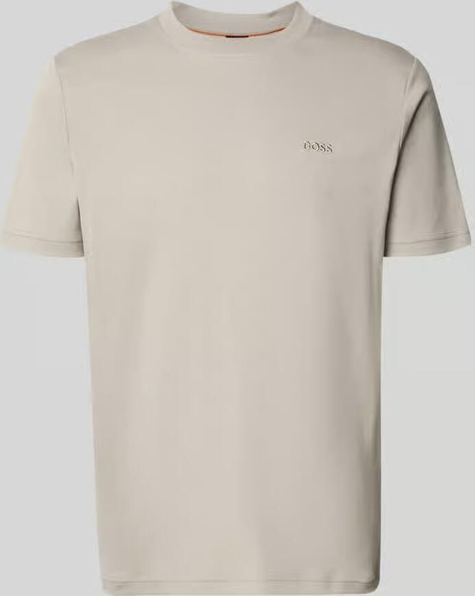 Boss Orange regular fit T-shirt van zuiver katoen model 'TE_INTERLOCK' - Foto 2