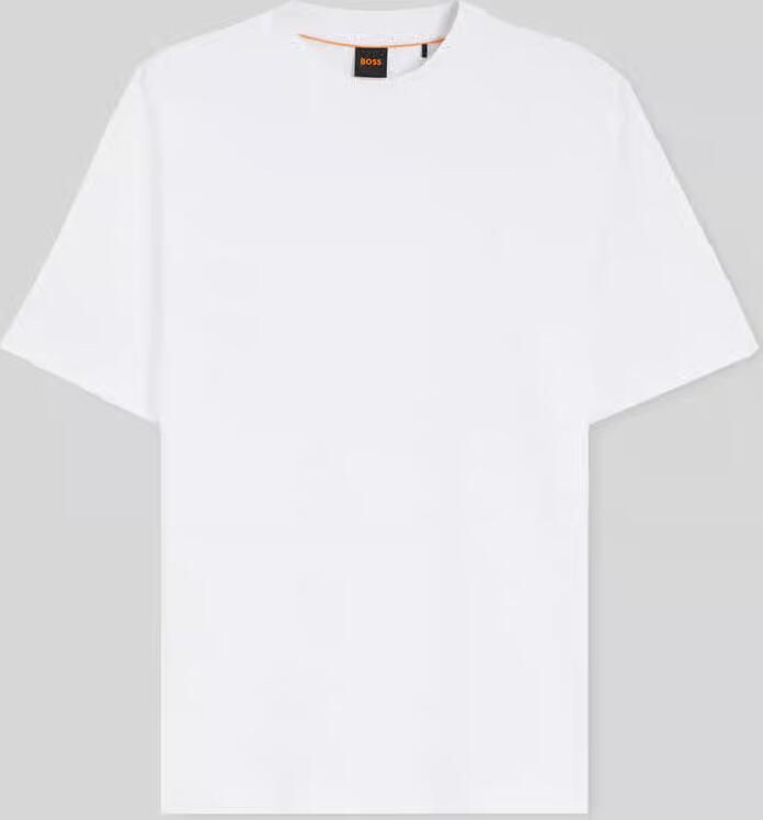 Boss Orange regular fit T-shirt van zuiver katoen model 'TE_INTERLOCK' - Foto 2