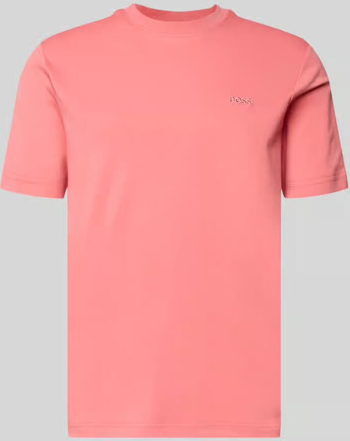 Boss Orange regular fit T-shirt van zuiver katoen model 'TE_INTERLOCK' - Foto 2