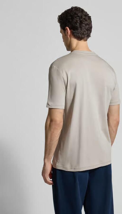 Boss Orange regular fit T-shirt van zuiver katoen model 'TE_INTERLOCK' - Foto 4