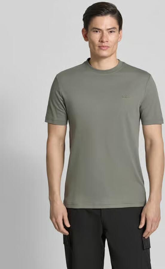 Boss Orange regular fit T-shirt van zuiver katoen model 'TE_INTERLOCK' - Foto 4