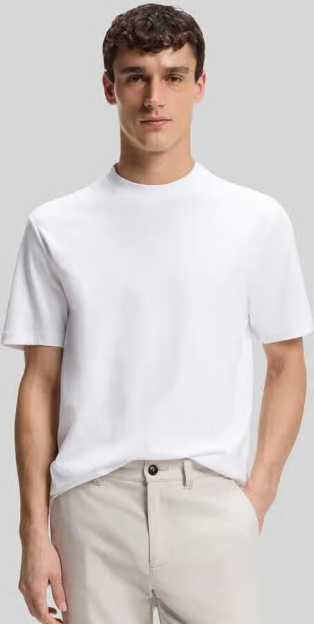 Boss Orange regular fit T-shirt van zuiver katoen model 'TE_INTERLOCK' - Foto 3