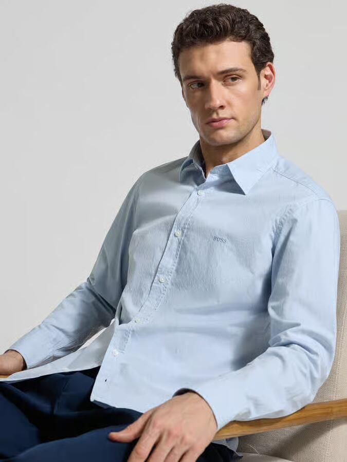 Boss Orange regular fit vrijetijdshemd van katoenmix model 'RELEGANT_6_M'