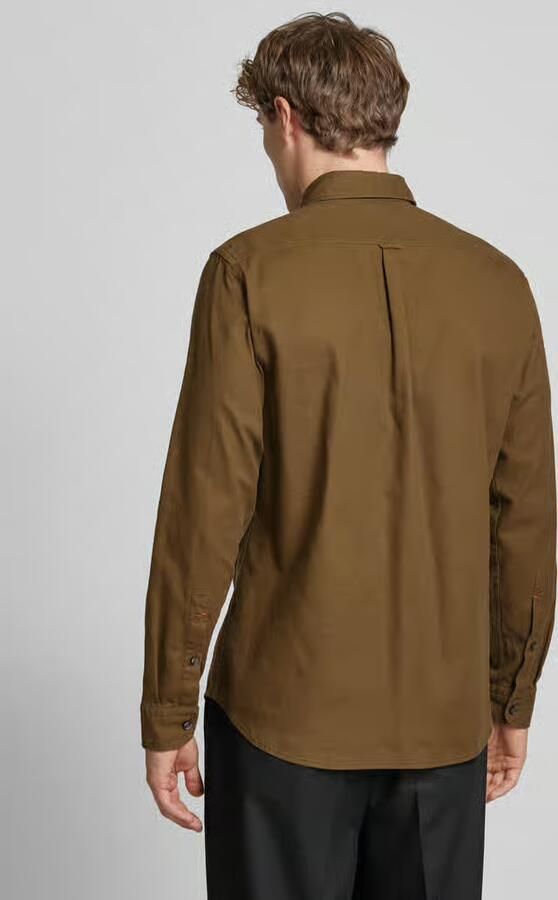 Boss Orange Regular fit vrijetijdsoverhemd met button-downkraag model 'Rickert