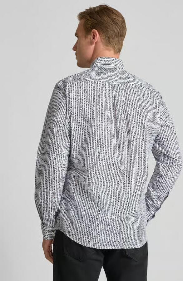 Boss Orange Regular fit vrijetijdsoverhemd met button-downkraag model 'RICKERT