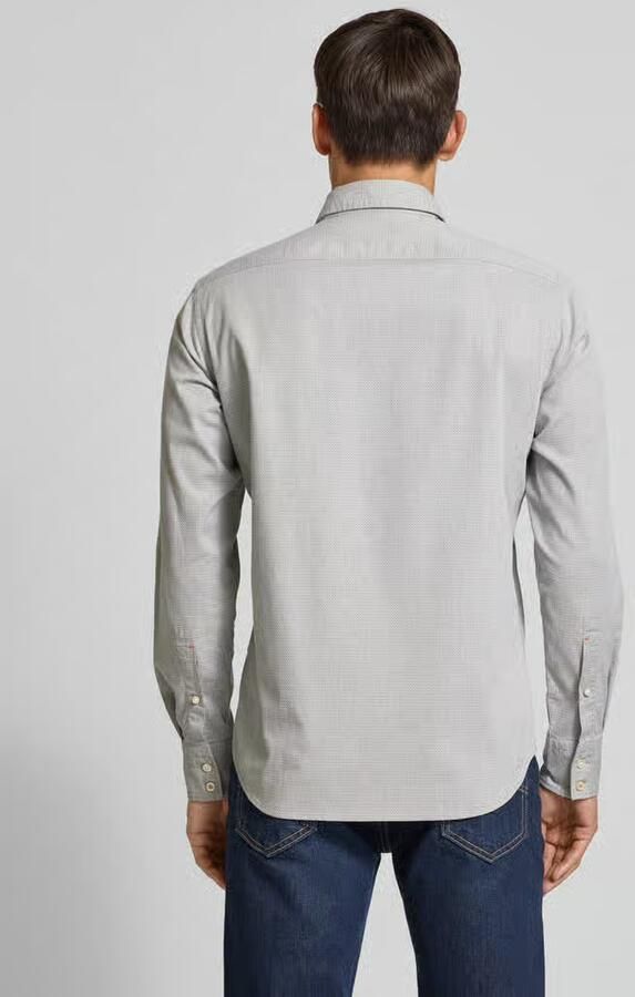 Boss Orange Regular fit vrijetijdsoverhemd van katoenmix model 'RELEGANT'