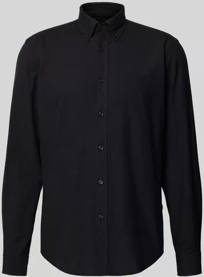Boss Orange Regular fit vrijetijdsoverhemd met button-downkraag model 'Rickert