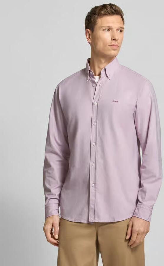 Boss Orange Regular fit vrijetijdsoverhemd van Oxford-katoen model 'RICKERT' - Foto 3