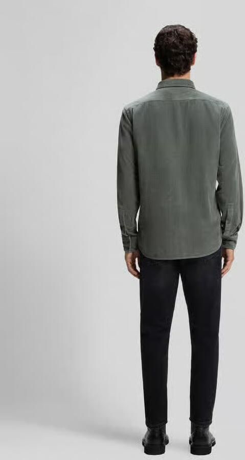 Boss Orange Regular fit vrijetijdsoverhemd van puur katoen model 'Relegant'