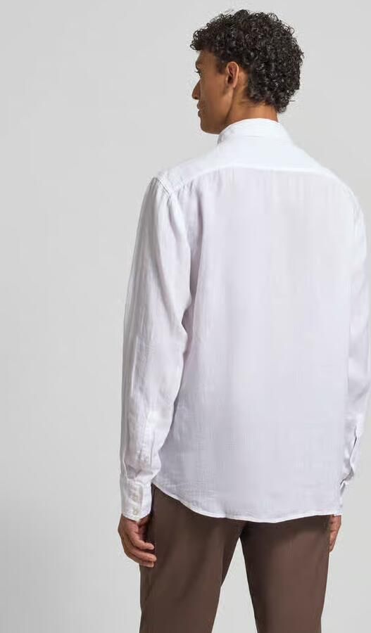 Boss Orange regular fit vrijetijdsoverhemd van puur linnen model 'RELEGANT' - Foto 11