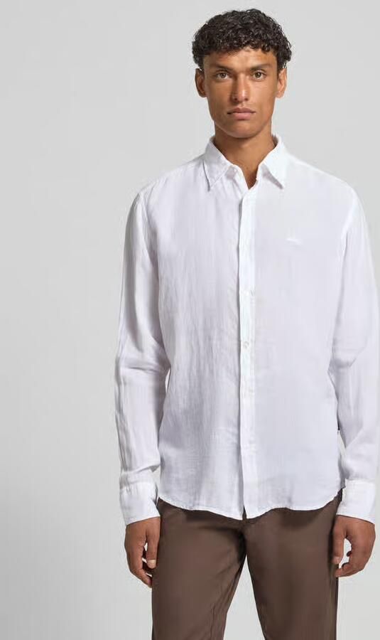 Boss Orange regular fit vrijetijdsoverhemd van puur linnen model 'RELEGANT' - Foto 10