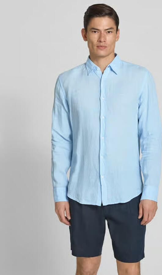 Boss Orange regular fit vrijetijdsoverhemd van puur linnen model 'RELEGANT' - Foto 10