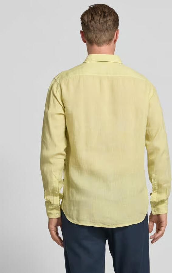Boss Orange regular fit vrijetijdsoverhemd van puur linnen model 'RELEGANT' - Foto 3