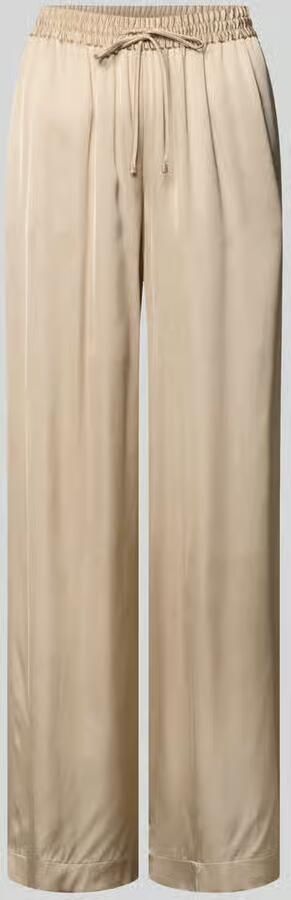 Boss Orange Regular fit wide leg broek van zuivere viscose model 'TALIA' - Foto 2