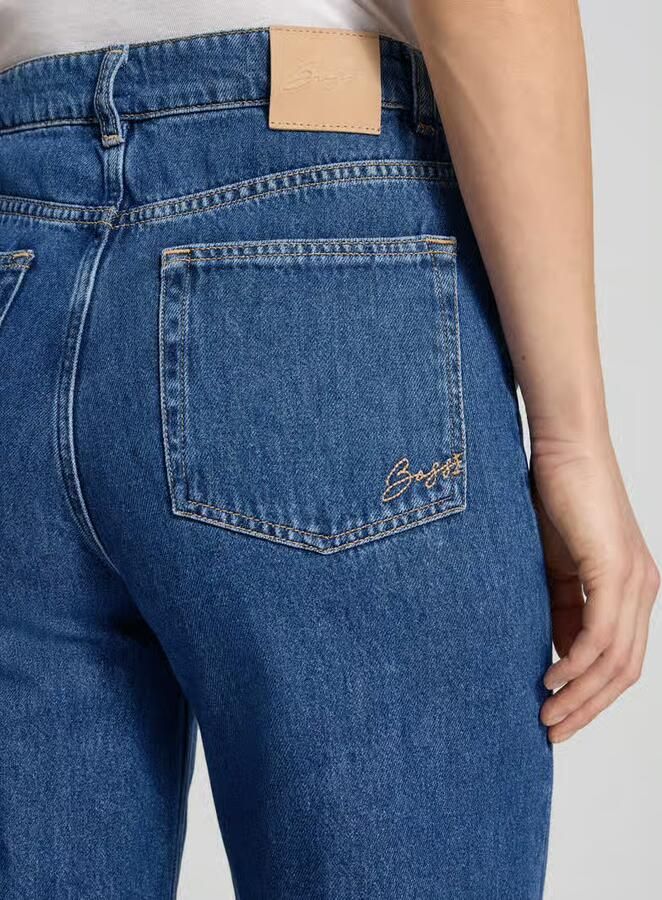 Boss Orange Regular fit wide leg jeans van puur katoen 'THE MARLENE' - Foto 2