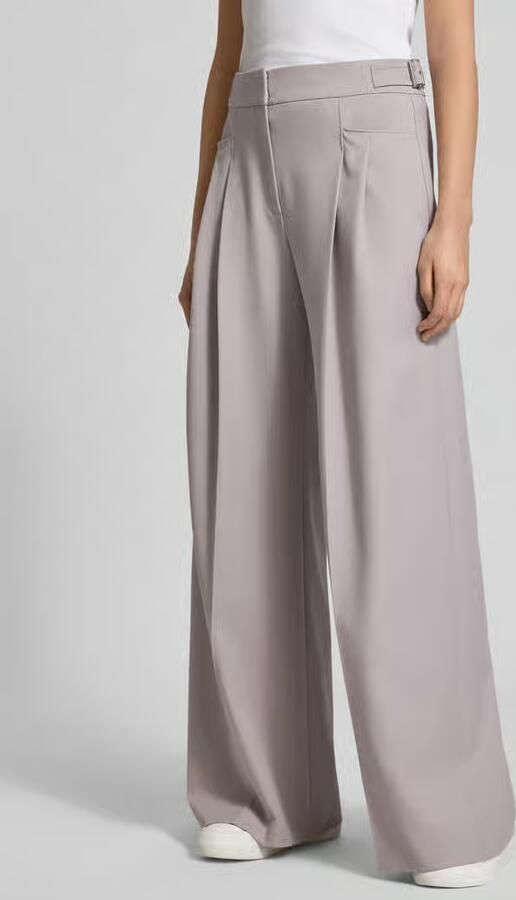 Boss Orange Regular fit Wijdte broek Met viscose Model 'TAKORA' - Foto 3