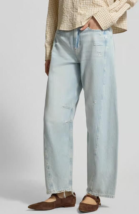 Boss Orange relaxed fit barrel jeans van zuiver katoen model 'BALOON HR 1.0' - Foto 2