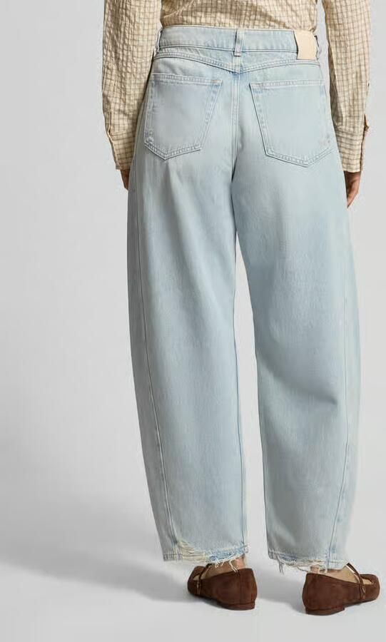 Boss Orange relaxed fit barrel jeans van zuiver katoen model 'BALOON HR 1.0' - Foto 3