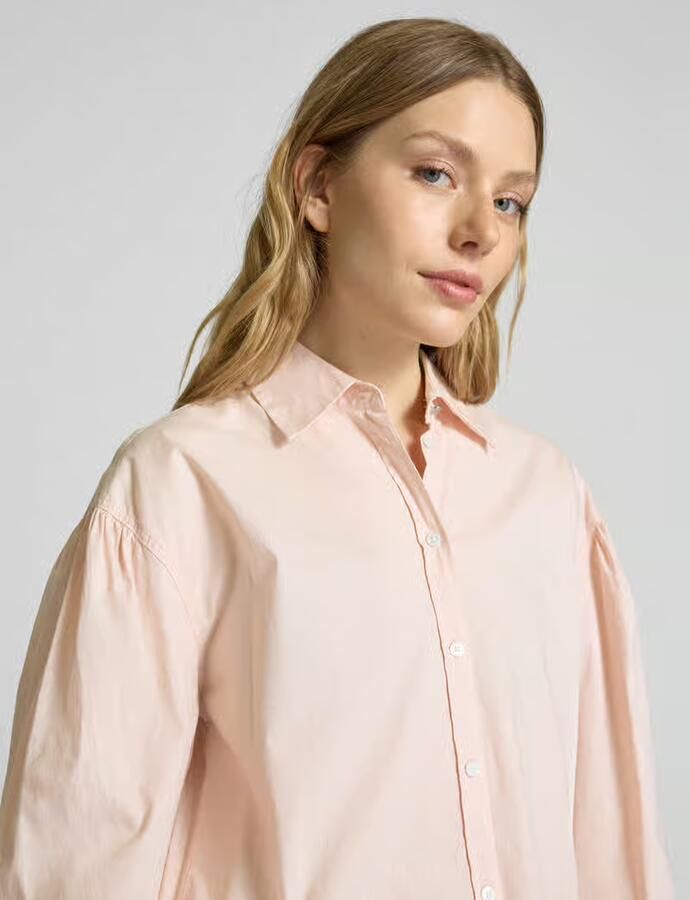 Boss Orange Relaxed fit blouse met ballonmouwen model 'Barby'