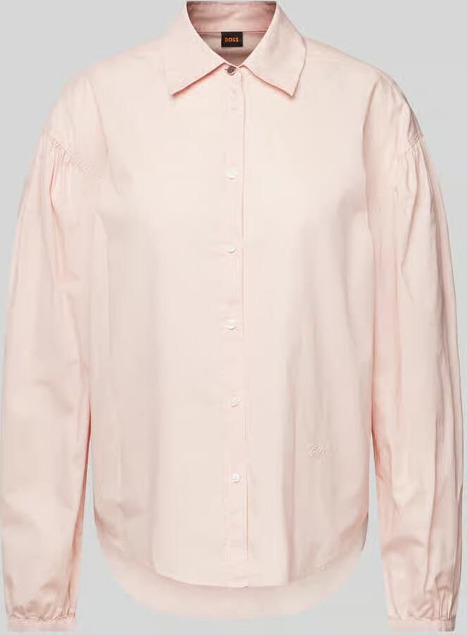 Boss Orange Relaxed fit blouse met ballonmouwen model 'Barby' - Foto 2
