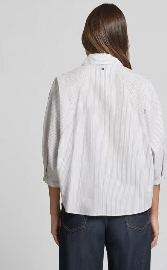 Boss Orange relaxed fit blouse met korte mouwen van puur katoen model 'C_BELENTA' - Foto 3