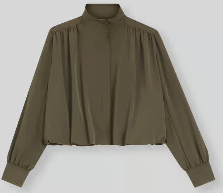 Boss Orange relaxed fit blouson van viscosemix met ballonzoom - Foto 2